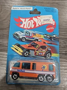 Hot Wheels 1979 GMC Motorhome Camper Orange Palm Beach #9645 vtg - Picture 1 of 3