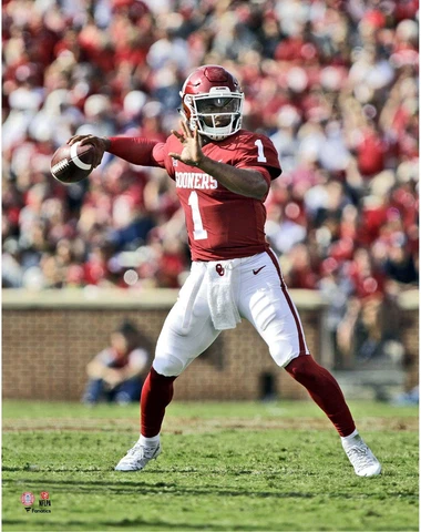 Kyler Murray Oklahoma Sooners Unsigned Throwing Photograph Cover
