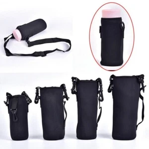 420-1500ml Neoprene Water Bottle Carrier Insulated Cover Bag Holder Strap ZS - Picture 1 of 16