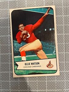 1954 BOWMAN #12 OLLIE MATSON CHICAGO CARDINALS FOOTBALL CARD NM
