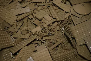 ☀️1/4 PFUND DUNKELBRAUN LEGOS Mix riesige Großpackung Pfund Stadt Teile Steine - Bild 1 von 4