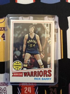 1977-78 Topps #130 Rick Barry Golden State Warriors Top 75 NBA HOF - Bild 1 von 2