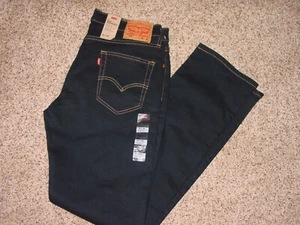 Levi 514 Slim Fit Straight Leg 005141283 Blue Stretch Jeans! Size 34x34 NWT'S! - Picture 1 of 4
