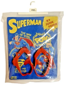 Superman The Man Of Steel Junk Food Limited Edition 5T/6T Sandalen - Bild 1 von 2