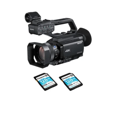 Sony PXW-Z90V Compact XDCAM Camcorder with 128GB SDXC Memory Card 2 Pack - Image 1 of 4