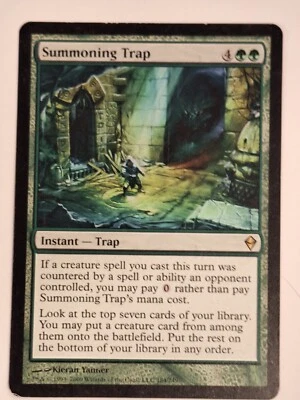 Summoning Trap - Zendikar - Magic the Gathering MTG Nice! - Image 1 of 2