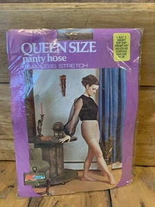 Vintage NEW Panty Hose Kmart Woman’s Queen 5’2” to 5’4” Suntone Nylon USA - Picture 1 of 5