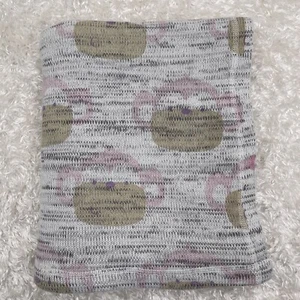 Koala Baby Monkey Baby Blanket Pink Purple Gray Tan Sweater Jersey Knit Fleece - Picture 1 of 9