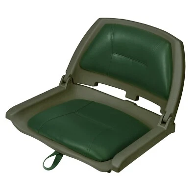ERGOSEAT Folding Boat Seat Padded Fishing Boat Seat with Backrest - Image 1 of 4