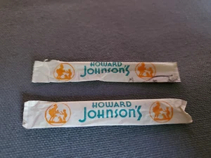 HOWARD JOHNSON'S TOOTHPICKS PAIR ORIGINAL PKG HYGIA TOOTHPICK CO NY USA - Picture 1 of 2