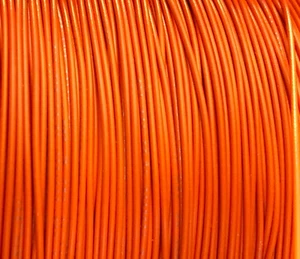 ORANGE 24 AWG Gauge Stranded Hook Up Wire 500 FT REEL UL1007 300 Volt - Picture 1 of 1