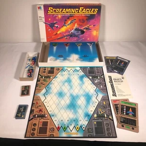 VINTAGE 1987 MILTON BRADLEY SCREAMING EAGLES BOARD GAME NOT COMPLETE [BE] - Picture 1 of 12