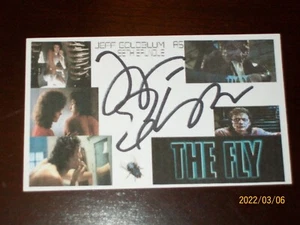 JEFF GOLDBLUM "THE FLY" SIGNED AUTOGRAPHED 3X5 INDEX CARD KB#139 - Picture 1 of 3