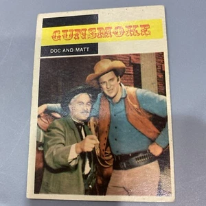 1958 TOPPS TV WESTERNS GUNSMOKE #3 DOC AND MATT - Bild 1 von 2
