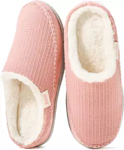 Women'S Moselle Fuzzy Moccasin House Slippers Memory Foam Indoor - Picture 1 of 11