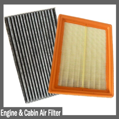 For 2011-17 Nissan Juke 2013-2019 Sentra Combo Set Engine & Cabin Air Filter USA Foto 1 de 4