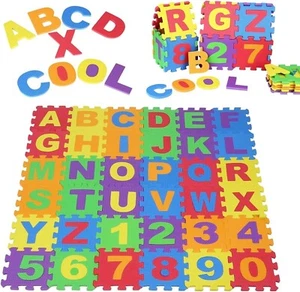 Kids Alphabet Play Mat – 26pc EVA Foam Puzzle Letters, Soft & BPA-Free Toy - Picture 1 of 7
