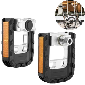 Rockbros Bike Foldable Pedal Aluminum Alloy Quick Release Pedals Anti-slip 1Pair - Picture 1 of 12