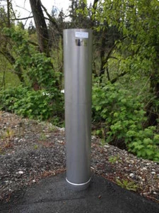 Tubo de estufa de acero inoxidable de 4" de diámetro (revestimiento) - Imagen 1 de 3