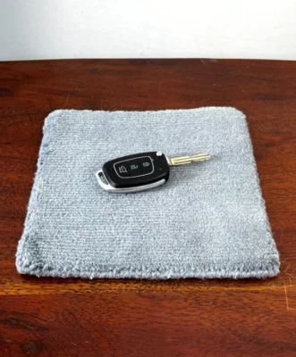 Indien Table Mats For Kitchen Modern Home Decor Wool Rug Handmade Gray Placemat - Image 1 of 4