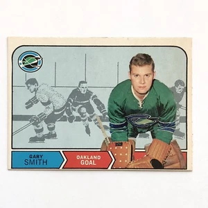 1968 O-PEE-CHEE Card #176 Gary Smith Oakland Goal NHL T.C.G. Printed In Canada - Picture 1 of 12