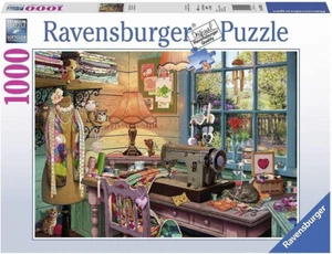 19892 Ravensburger Der Nähschuppen Steve Lesen 1000 Teile Neu/Versiegelt 2018 - Bild 1 von 2