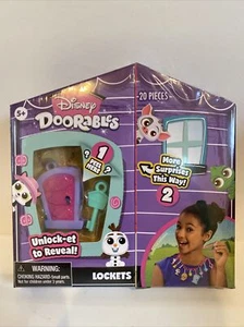 Disney Doorables Lockets w Character Charms Mix & Match Play Jewelry Code 271 - Picture 1 of 7