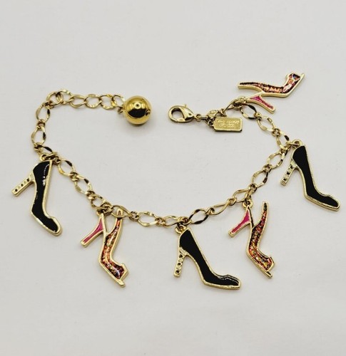 KATE SPADE Scarpe In Scarpa Charm Bracciale Smalto Multicolore Tono Oro 9 in