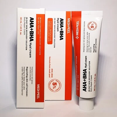Medi Peel AHA BHA 28 Days Hyal Cream 30ml Moisturizer Wrinkle Whitening K-Beauty - Image 1 of 4