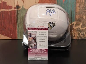SYDNEY CROSBY AUTOGRAPHED PITTSBURGH PENGUINS SPORTSTAR MINI HELMET JSA COA - Picture 1 of 9
