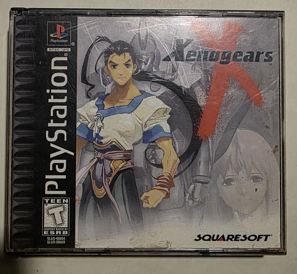 Xenogears PlayStation 1 Video Game 2-Disc RPG Classic Squaresoft + Manual  - Image 1 of 4