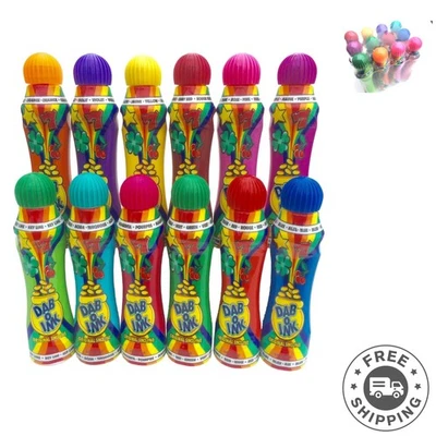 12ct 3oz Multicolor Bingo Daubers -  Quality, USA Made for Enthusiasts - Image 1 of 3
