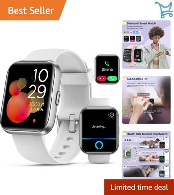 Reloj inteligente impermeable para mujeres Monitor de sueño de ritmo cardíaco de 1,8"" Foto 1 de 4