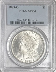 1885-O Morgan Silver Dollar $1 MS64 PCGS - Picture 1 of 4