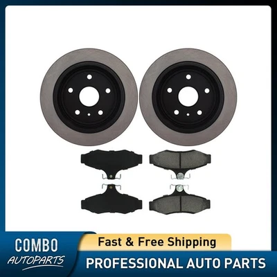 For Daewoo Leganza 1999-2002 Rear Disc Brake Pad Set Disc Brake Rotor - Image 1 of 4