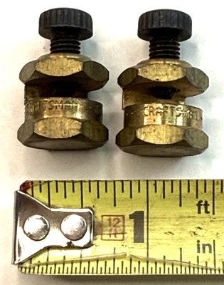 Vintage Craftsman No. 335-3956 Brass Stair Gauges For Level ~ Used - Image 1 of 4