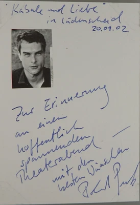 Autogramm deutscher TV- und Filmschauspieler Roland Peek (121075) - Bild 1 von 2