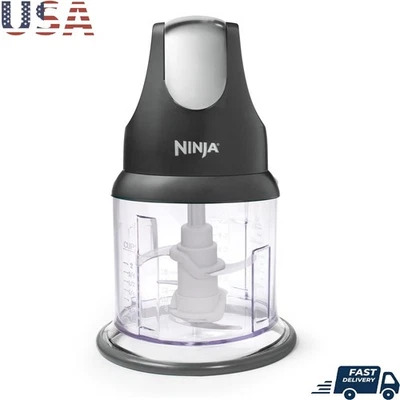 Express Chop Food Processor Mincer Puree Soups Dips One Touch Pulse BPA Free New - Image 1 of 4