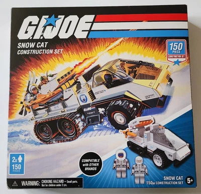 CONJUNTO DE CONSTRUÇÃO G.I.JOE: GATO DE NEVE com 2 MINI-FIGOS, 150 PEÇAS - Imagem 1 de 2