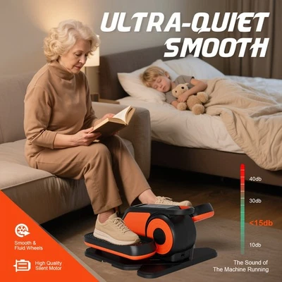 12-Speed Electric Under Desk Elliptical Machine with Remote - Image 1 of 4