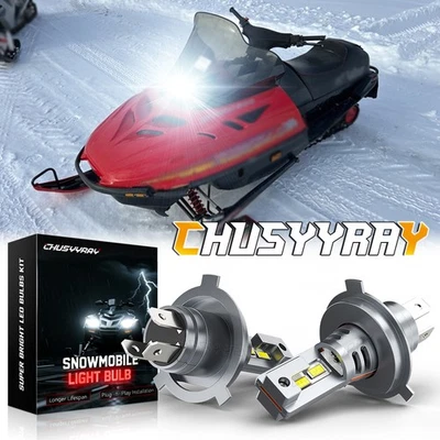 Ultra Bright LED Headlight Bulb for 1995-1996 Ski-Doo Formula STX LT II Hi/Low - Image 1 of 4