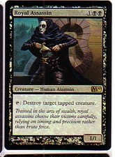 MTG 3X FOIL M10 ROYAL ASSASSIN MINT MAGIC THE GATHERING ENGLISH RARE BLACK CARD