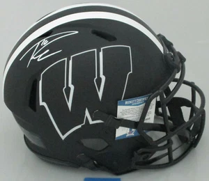 Badgers RUSSELL WILSON Signed Full Size Authentic ECLIPSE Speed Helmet AUTO BCA - Picture 1 of 1