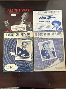 FRANK SINATRA classics Sheet Music (4) All The Way, Love & Marriage 1950's - Picture 1 of 7