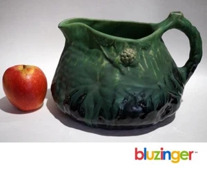 Arts & Crafts Matte Green Pottery Pitcher c.1910 Cambridge, Hampshire, Wheatley - Picture 1 of 13
