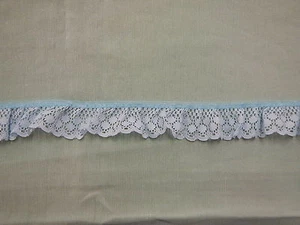 Gathered Blue Lace 19 metres (170) - Picture 1 of 2