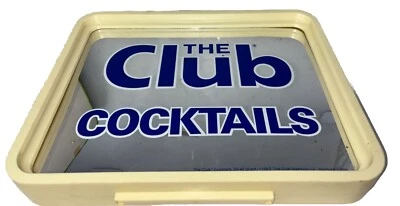 Vintage The Club Cocktails Hartford Con. 1980 Theclub Distilling Co 2 Sided  - Image 1 of 4
