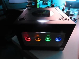 Nintendo GameCube LED Light Mod Modification Controller Port w/ new battery - Picture 1 of 6