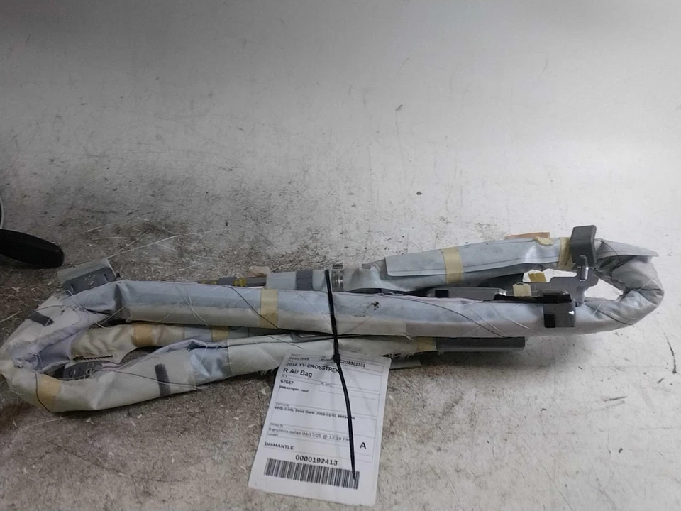 2016 Subaru XV Crosstrek Right Curtain Air Bag Silver 81K Miles OEM 452236 - Image 1 of 4