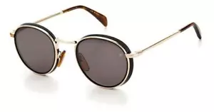 Brand New DAVID BECKHAM Sunglasses DB 1033 / S 2M2 / IR Gray Gold Man Authentic - Picture 1 of 1
